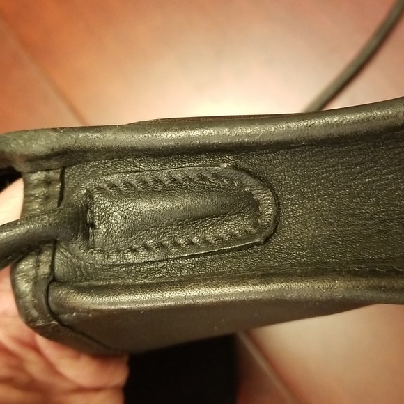 Coach Crossbody Leather Purse Black - Picture 7 of 8